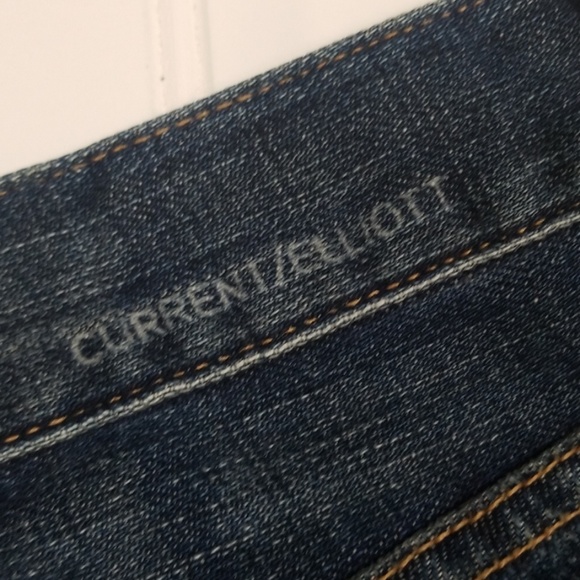 Current/Elliott distressed boyfriend cropped jeans - Picture 6 of 8